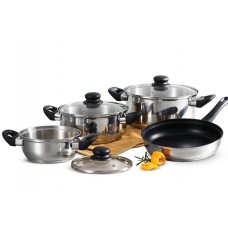 Tramontina Primaware 7 Piece Non-Stick Stainless Steel Cookware Set SBSR1000